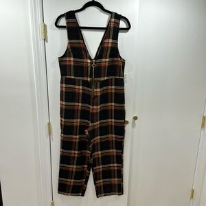 Urban Outfitters Plaid Jumpsuit